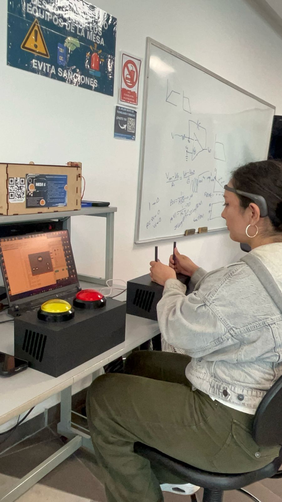 Beta participant during Fase 01 EEG session